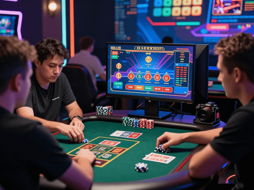 Casino en ligne retrait rapide 2026 avec joueurs profitant de gains instantanés et ambiance excitante.