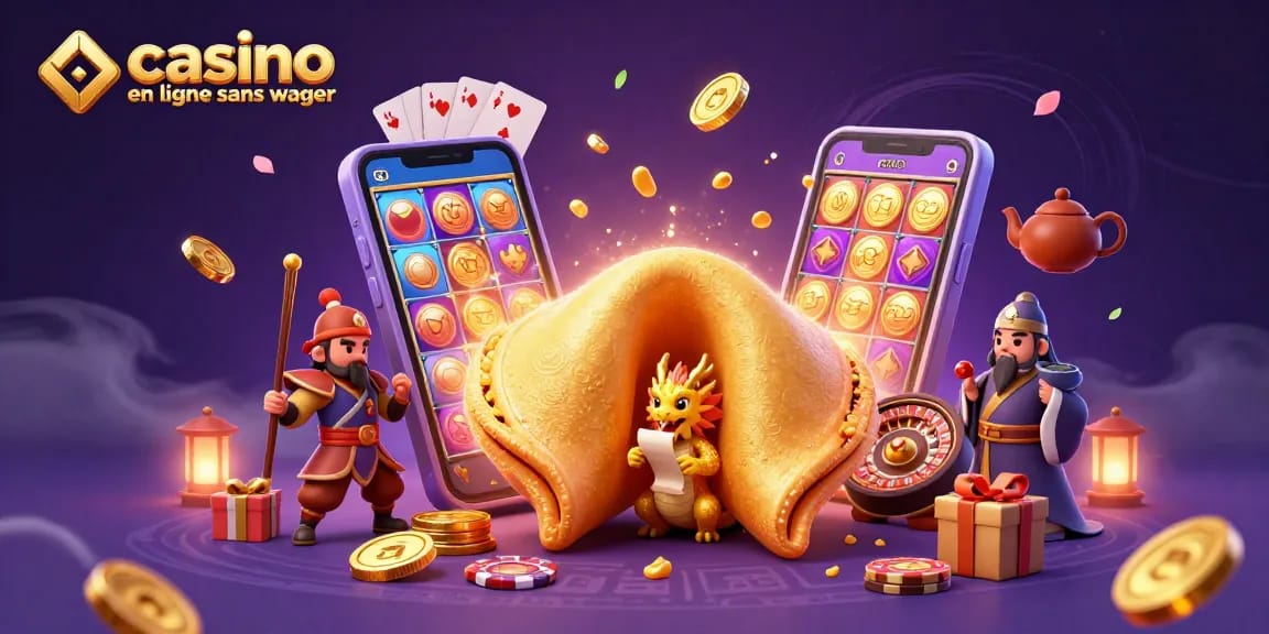 Jouez au casino en ligne sans wager : expérience immersive avec des dragons et des jeux scintillants.