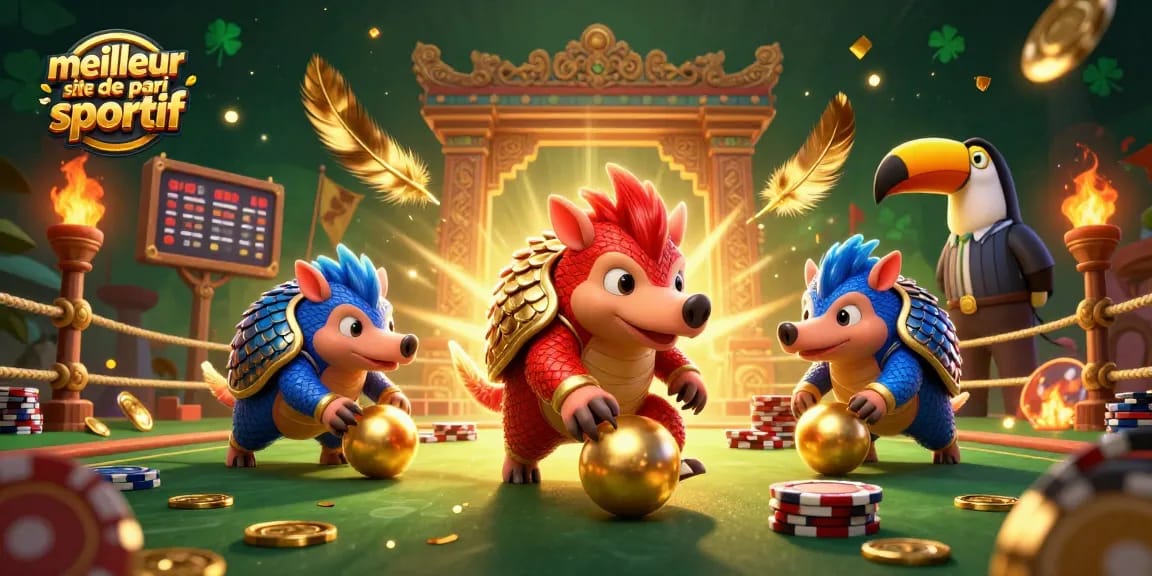 Pariez sur le meilleur site de pari sportif avec des pangolins rivalisant dans un casino dynamique.