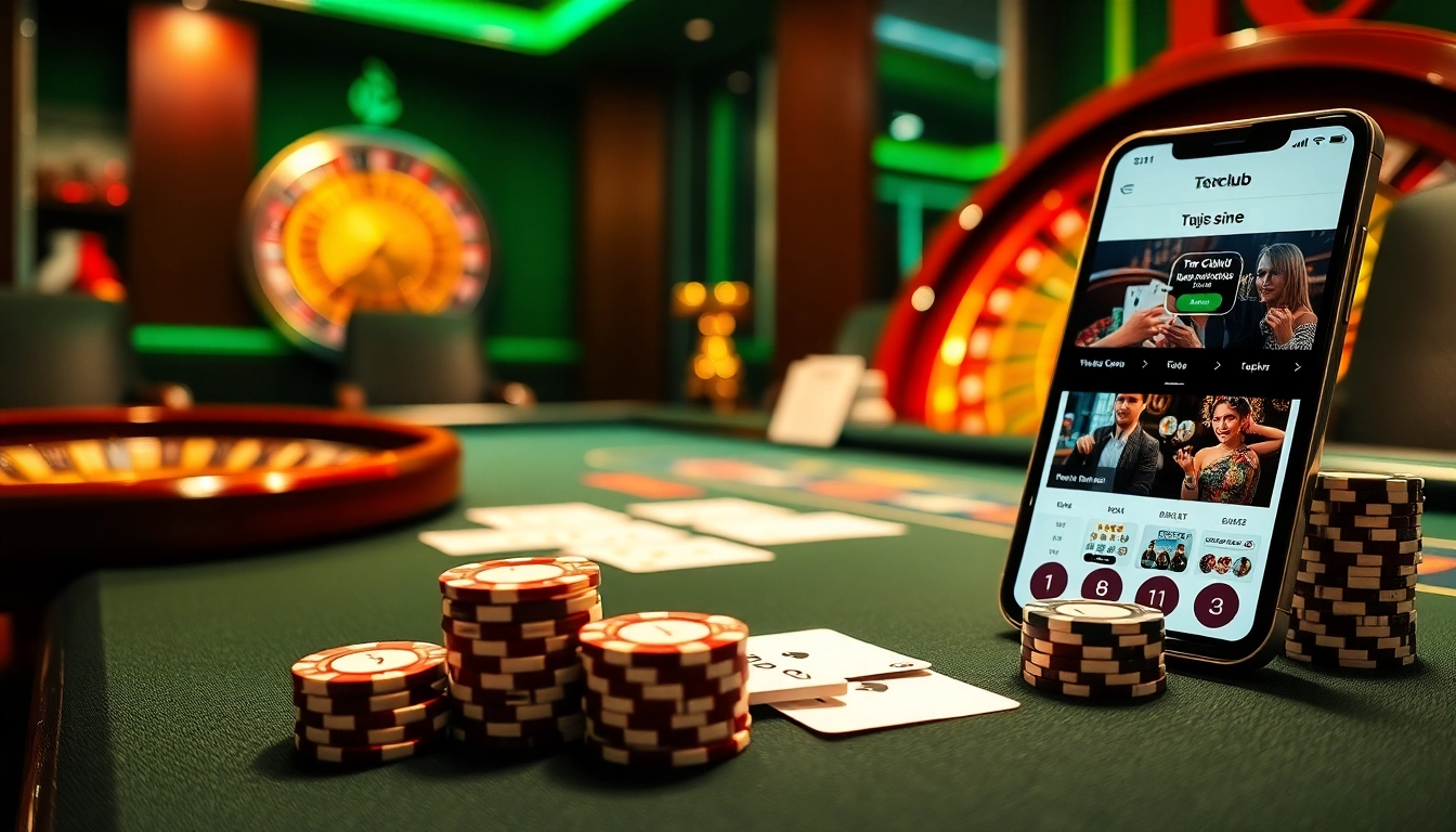 Experience thrilling gameplay at https://topclub.site/ with poker chips and modern casino tables.