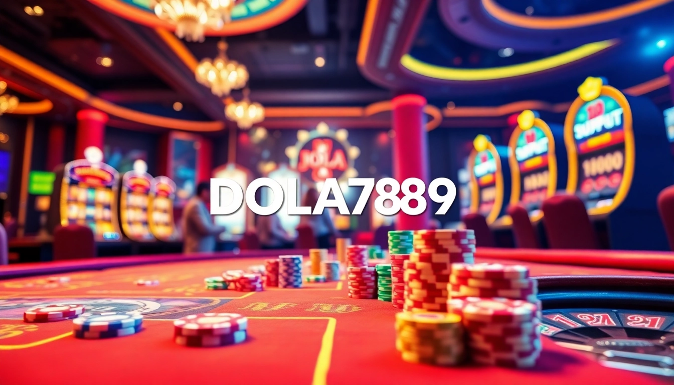 Experience luxury gaming at DOLA789 with vibrant tables and thrilling slots.