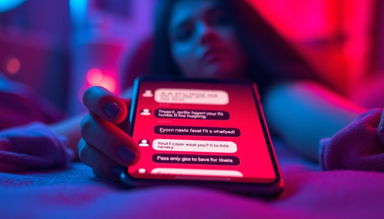 Engaging AI chat porn interaction on a sleek digital interface in a cozy atmosphere.