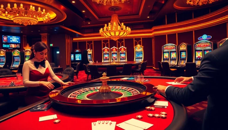 Engaging live casino gaming action at https://bong99.pro/ with dealers and vibrant tables.