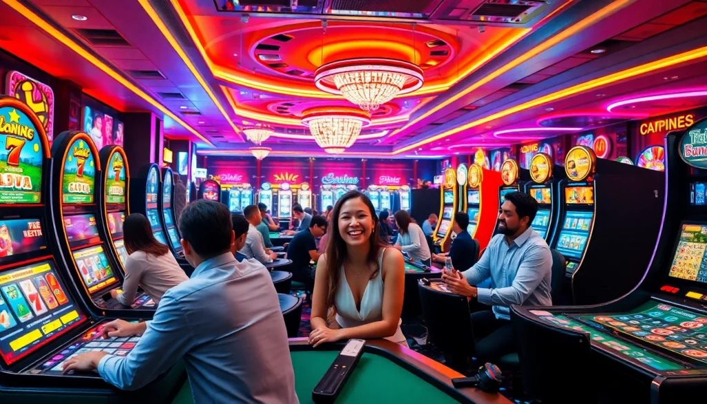 Profound experience at the meilleur casino belgique en ligne showcasing vibrant gaming and excitement.