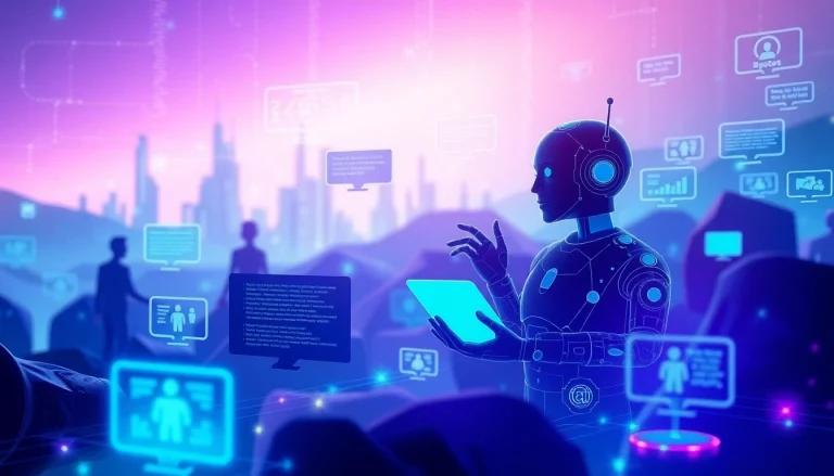 Interactive digital landscape showcasing spicy chat AI features and futuristic chat interfaces.