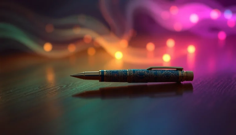 Showcasing a beautifully designed third eye dmt pen set against a mystical background.