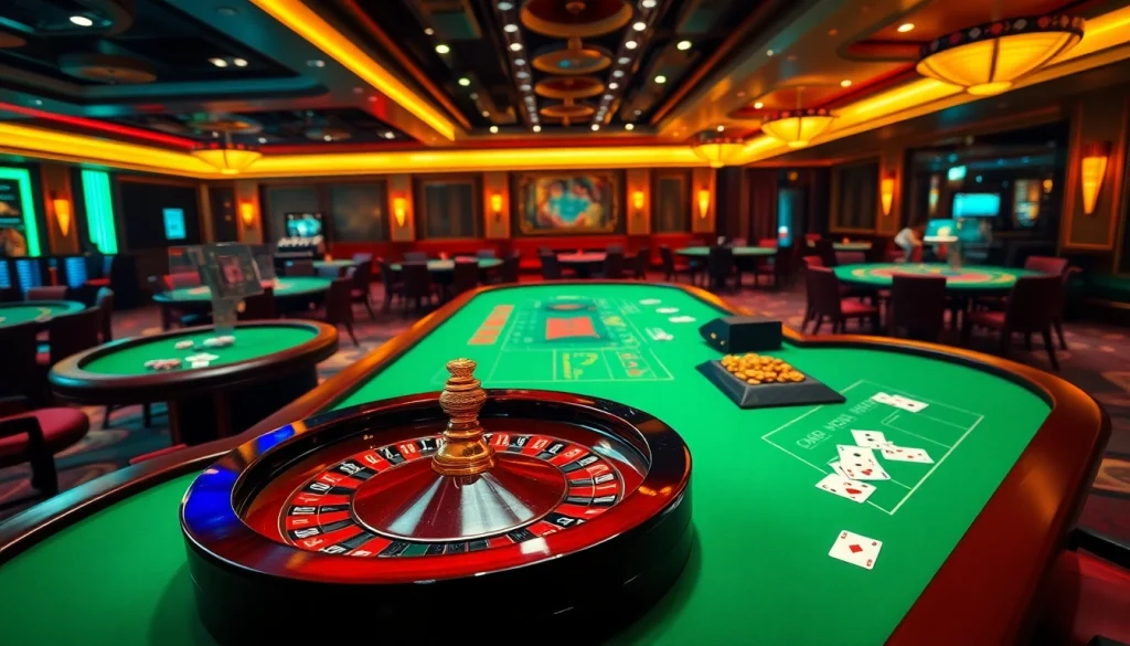 Engaging casino scene showcasing thrilling gambling elements for ww88 enthusiasts.