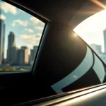 Enhance your vehicle's style and protection with ceramic window tint showcasing its clarity.