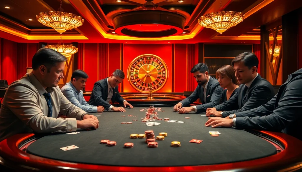 Engaged players enjoying a strategic poker game at https://bong99vn.win/, showcasing the thrills of online gambling.