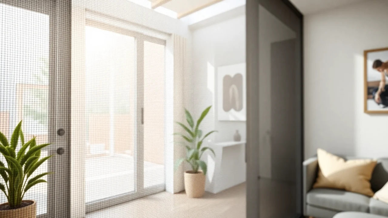 Flyscreenmaxx installation providing effective insect protection in a modern home.