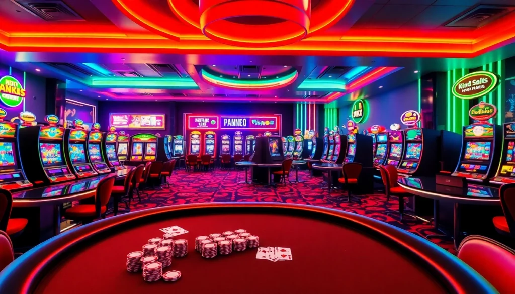 Découvrez le meilleur casino en ligne 2026, avec des tables de jeux colorées et une ambiance animée.