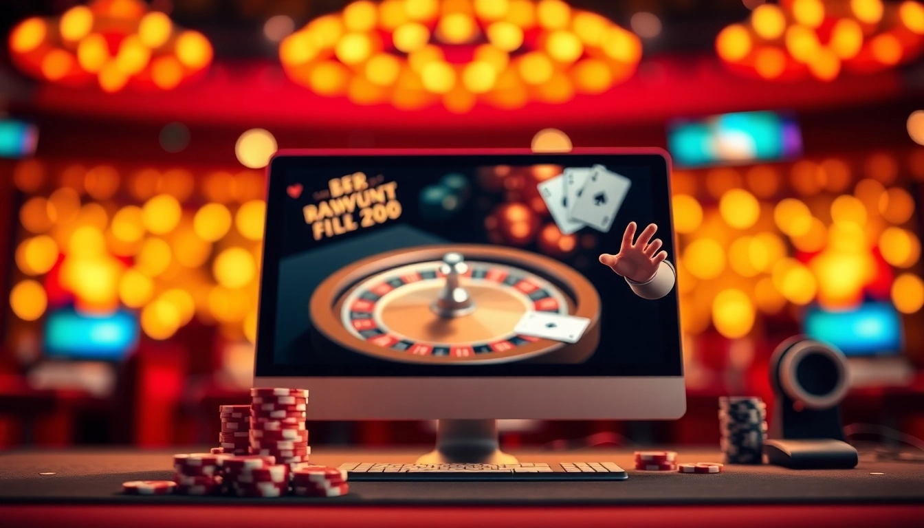Une ambiance de casino en ligne fiable mettant en avant une interface moderne et accueillante.
