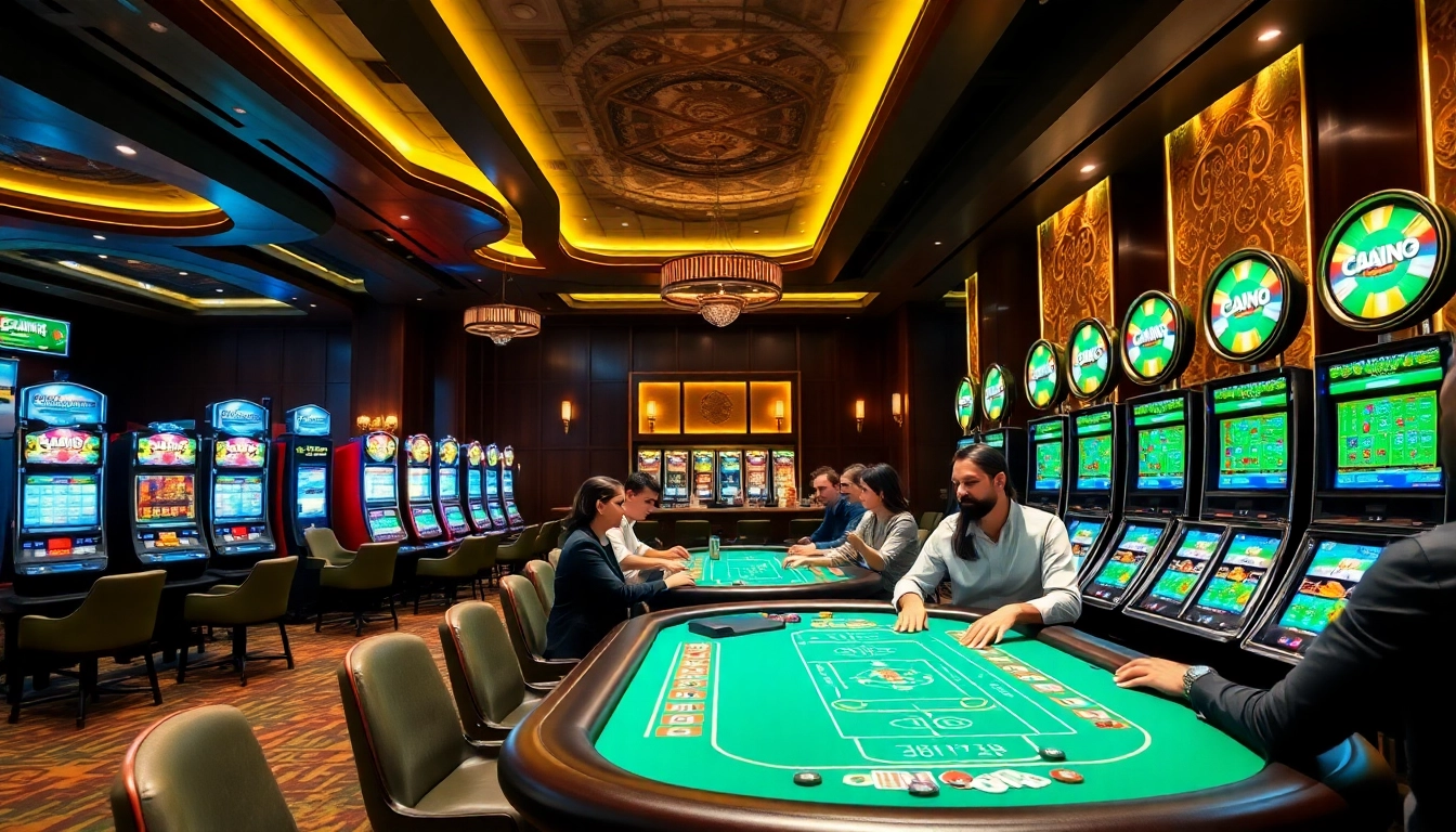 Jouez dans un casino en ligne fiable avec une ambiance de casino moderne et des joueurs engagés.