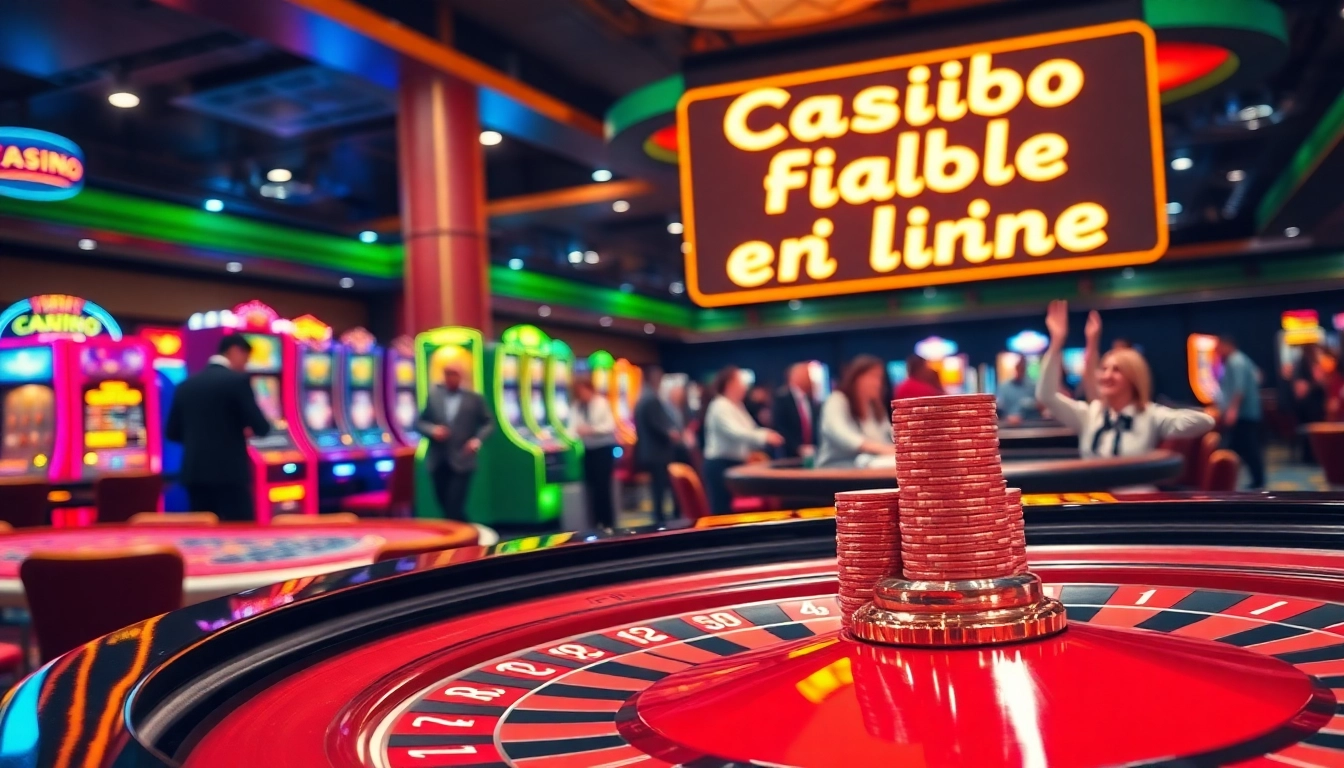 Jouer dans un casino fiable en ligne, avec des tables de jeu animées et une ambiance dynamique.