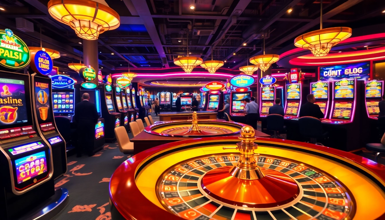 Les joueurs s'amusent dans un casino francais en ligne lumineux et dynamique.