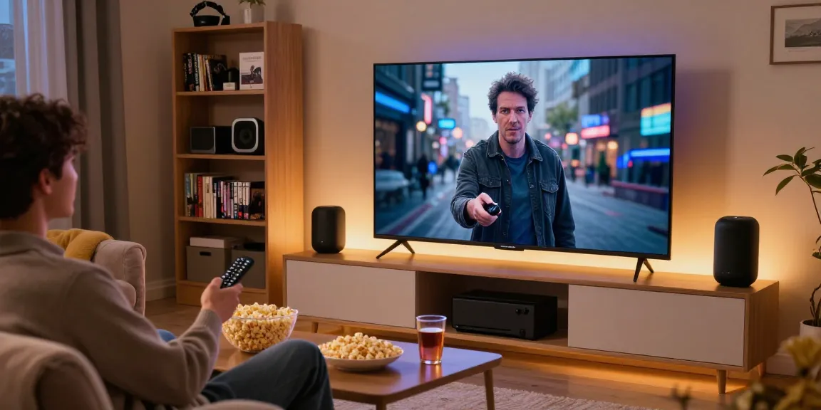 Découvrez le style de vie moderne du home cinéma avec Iron TV, comprenant des sièges confortables et des éléments de divertissement captivants.